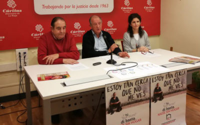 Cáritas La Rioja presenta la campaña “¿Y tú qué dices? Di basta. Nadie sin hogar”
