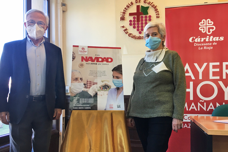 Cáritas invita a los riojanos a regalar su mejor gesto esta Navidad y estar más cerca que nunca de quienes más lo necesitan