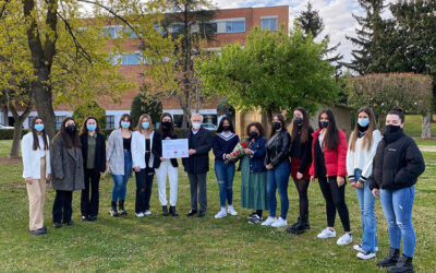 Bachillerato Santa María dona 1.054 euros a Cáritas La Rioja
