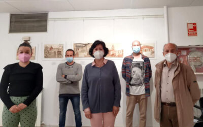 Exposición pictórica de Alejandro Espiga en Cenicero a beneficio de Cáritas La Rioja