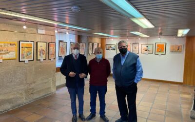 Alejandro Espiga expone su obra pictórica a beneficio de Cáritas La Rioja