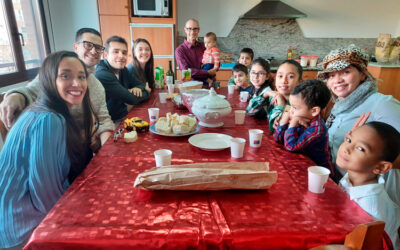 Familias de seis nacionalidades distintas participan en el proyecto “Te invito a comer” de Cáritas La Rioja