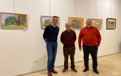 El pintor Alejandro Espiga expone a beneficio de Cáritas La Rioja