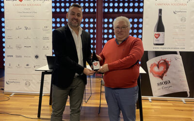 Una iniciativa de Riojadhesivos recaudará fondos para Cáritas La Rioja gracias a las aportaciones de 25 bodegas de Rioja, la colaboración de la Cofradía del Vino y el apadrinamiento de Carlos Echapresto