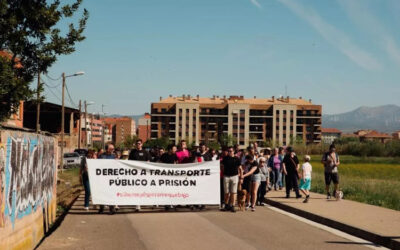 Continúan las acciones para conseguir transporte público a la prisión de Logroño