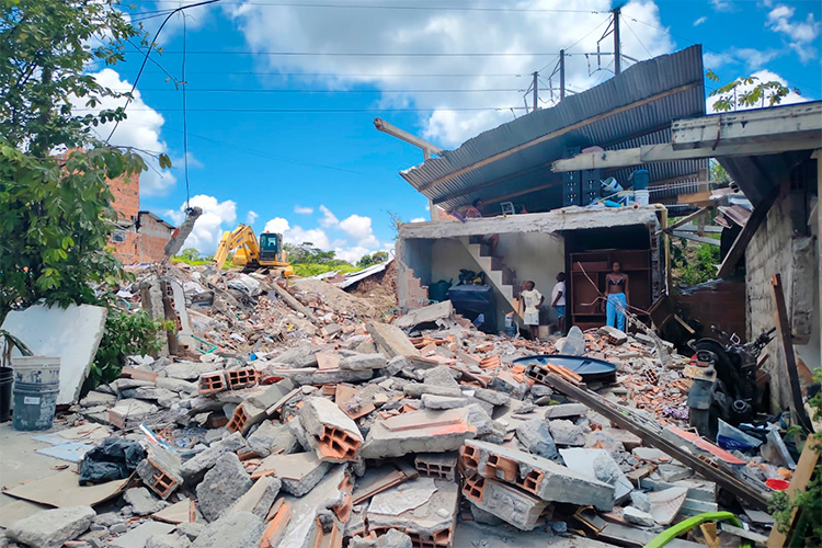 Cáritas Española destina 100.000 euros a la respuesta de emergencia tras el terremoto de Colombia